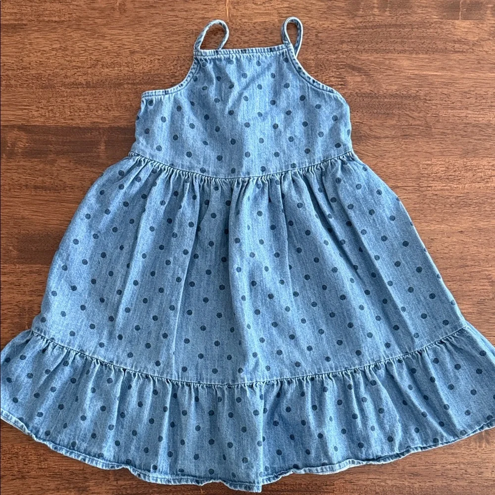 Old Navy fit and flare polka dot cami dress